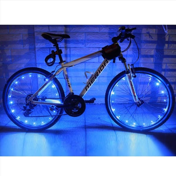 Vattentäta LED-cykellampor - 2-pack - USB-laddningsbara - Färgglada KLB