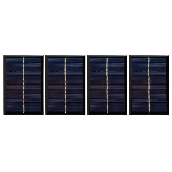 4 stk. 0,6 W 6 V Mini solpanelmodul fotovoltaisk sol KLB