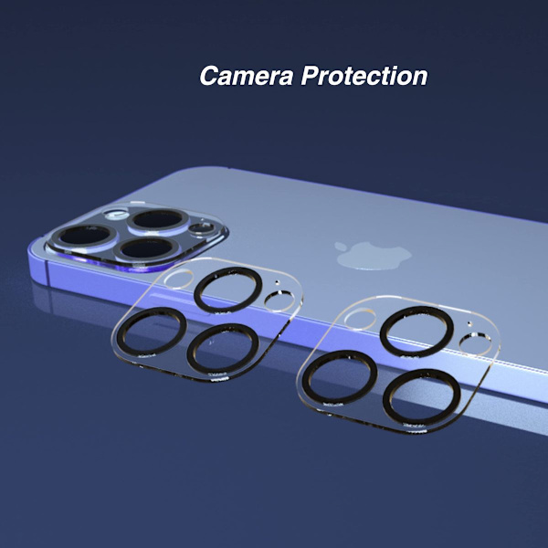 3-pak kameraobjektivbeskytter til iPhone 14 Pro 6.1\" &