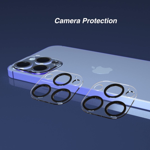 3-paks kameralinsebeskytter for iPhone 14 Pro 6.1" &