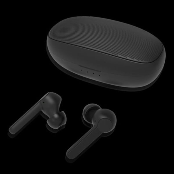 Bluetooth hörlurar, örat trådlösa hörlurar Bluetooth svart