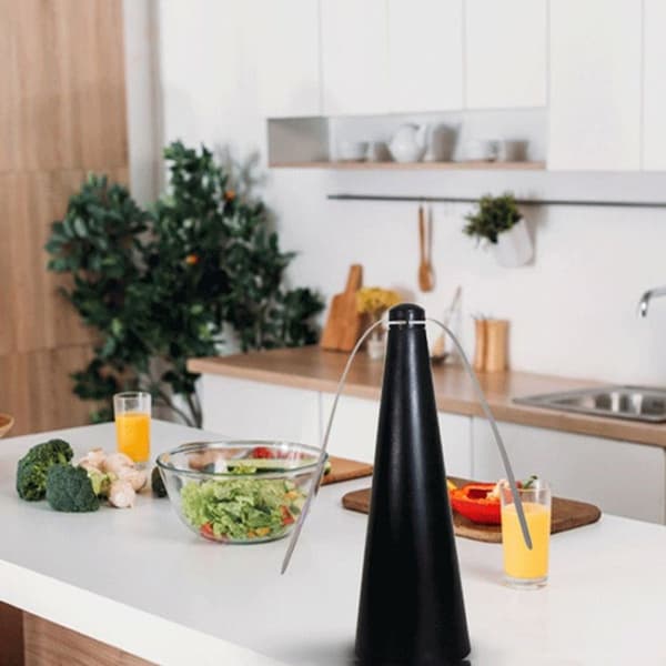 Udendørs multifunktionsventilator, blad flueafvisende middel, automatisk fluesmækker