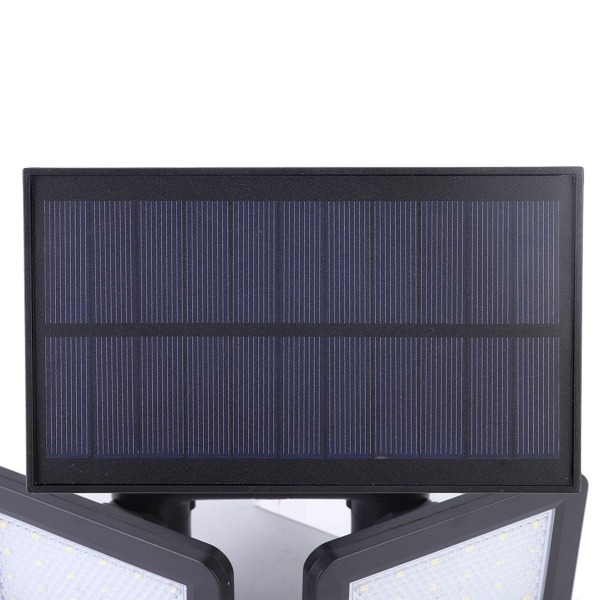 Solcellsradar induktions utomhusvägglampa 48 LED 360 grader KLB