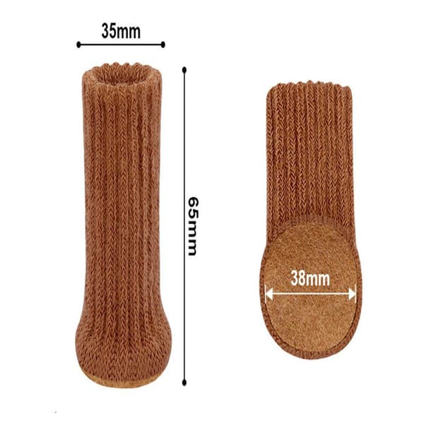 Stolsbensstrumpor Möbelstrumpor 24-pack Golvskydd Halkfria