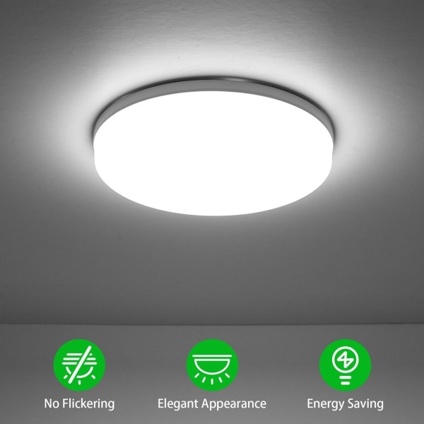 LED taklampa infälld 24W rund taklampa för kök sovrum KLB