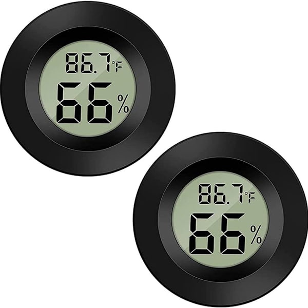 Mini digitalt hygrometer måler indendørs termometer, LCD-skærm