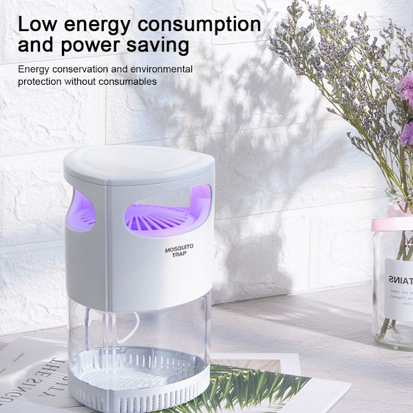Elektrisk myggdödare, insekts- och flugfälla för inomhusbruk, vit KLB