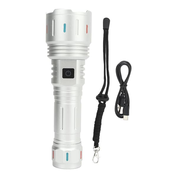 LED lommelygte, 10000 lumen, 5 tilstande, USB Type C KLB