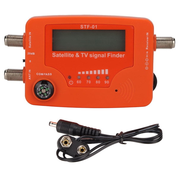 Satellitt-TV-signalfinner, LCD-skjerm, digital satellitt KLB