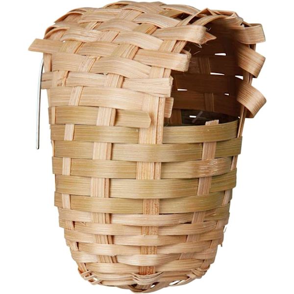 Eksoottinen pesä, bambu, 9 * 7 * 12 cm linnulle