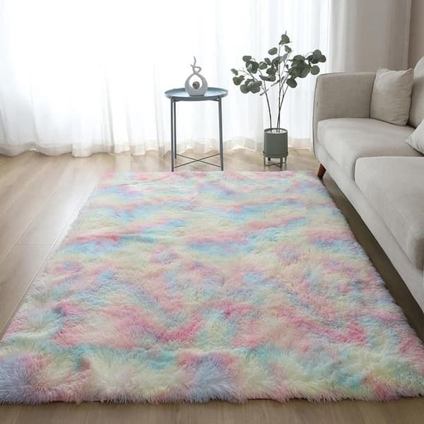 bedee tepper faux fur teppe grå imitert pels seng teppe sofa matte super