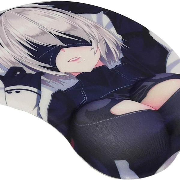 Betomsps Computer Mouse Pad Gaming Mouse Pad Anime Ergonomisk