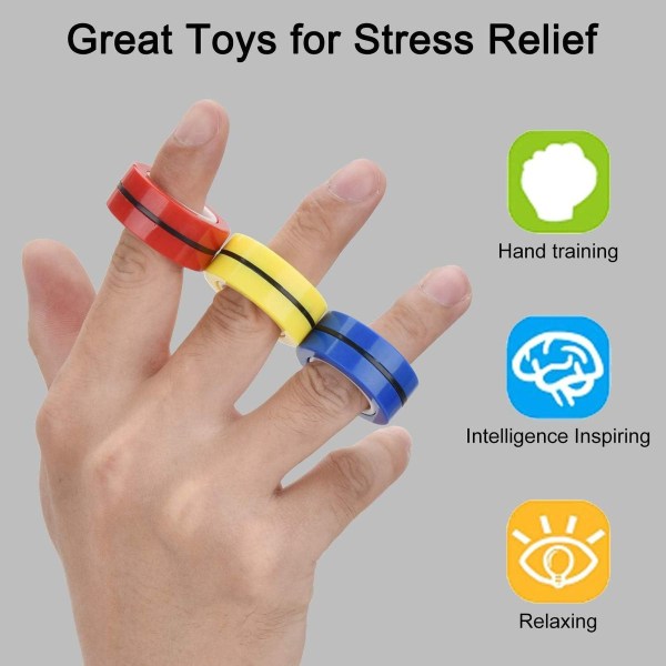 Magnetisk Fingerring - Forbedret Stressavlastende Leker KLB