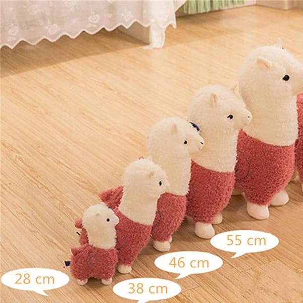 Alpaca plysdyr, sød blød bamse KLB