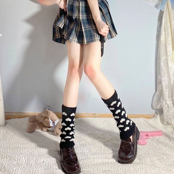 Pink Love Sukkahousut Ristirajainen Kuuma Lolita Hihat Musta KLB