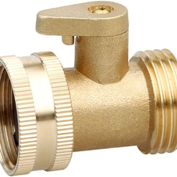 2 stk messing hageslange, hageslange messing kuleventil, hage