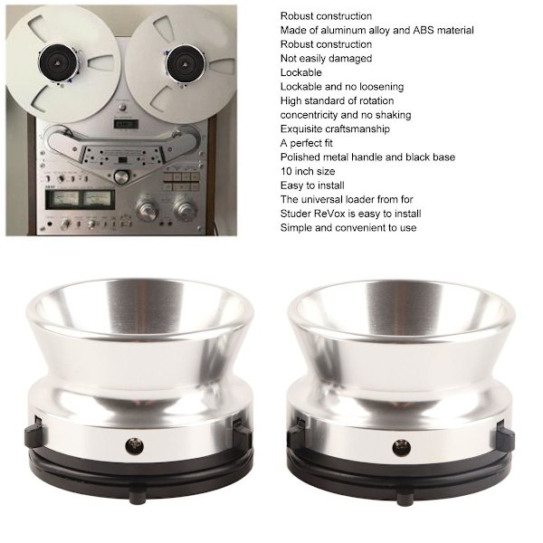 Par af professionelle polerede aluminium NAB hub-adaptere KLB