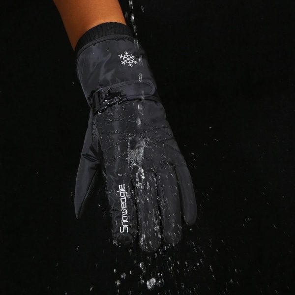 Varme vandtætte skihandsker, fortykkede handsker