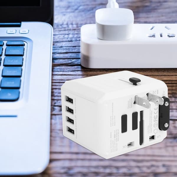 Universell adapter, uttag, snabbladdningsreseadapter KLB