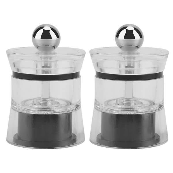 2 st/set Mini Manuell Peppar Kryddkvarn Muller Kök KLB