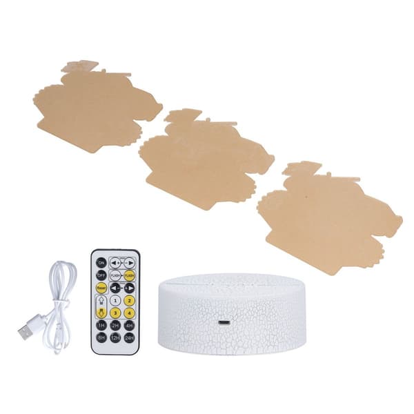 Nattlys tilpasset, flere konverteringsmoduser via fjernkontroll KLB