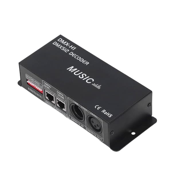 4-kanals DMX-dekoder med justerbar RGB-dæmpning LED KLB