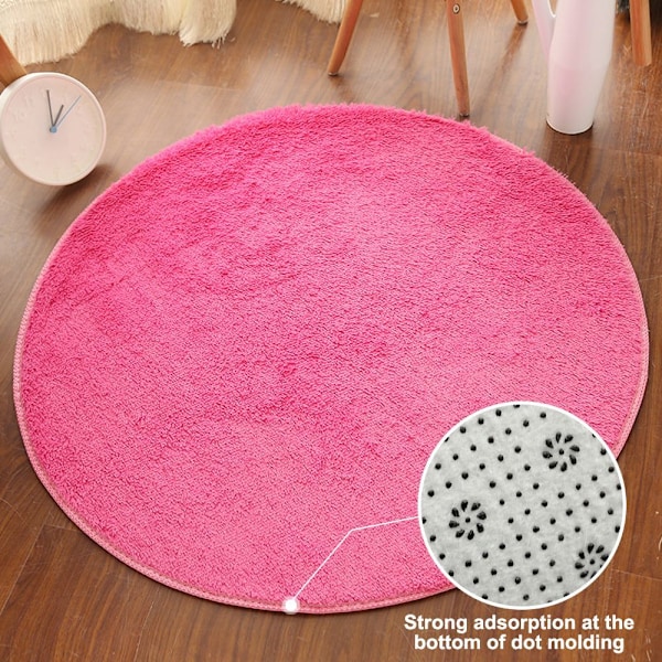 2 kpl silk wool -mattoa pyöreä lattiamatto olohuoneen makuuhuoneen matto sängyn vieressä lattiamatto f