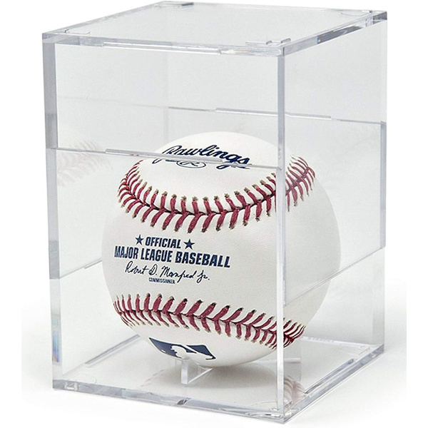 Transparent Beslag Installations Displayboks Baseball Box Golf Tennis Akryl