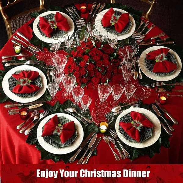 Jule serviettringer, serviettringer, dekorasjon til jul, Thanksgiving