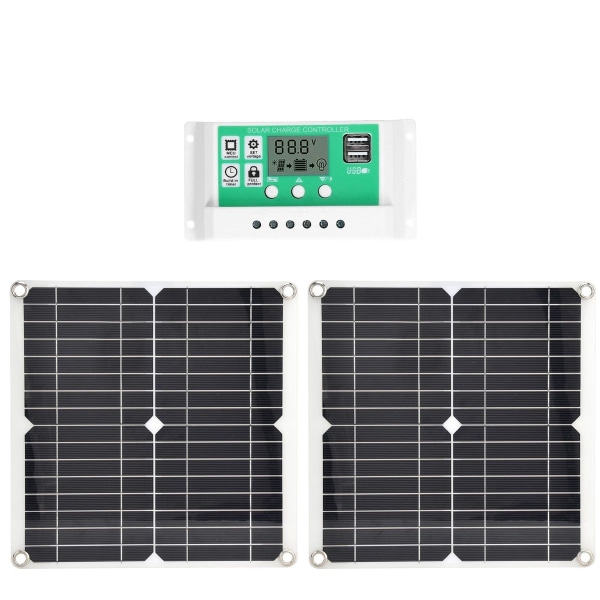 15W monokrystallinsk solcellepanel med 20A batteri KLB