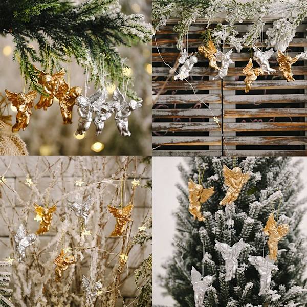 Juleengel Ornament Mini Engel Sherub Juletræ Dekorationer KLB