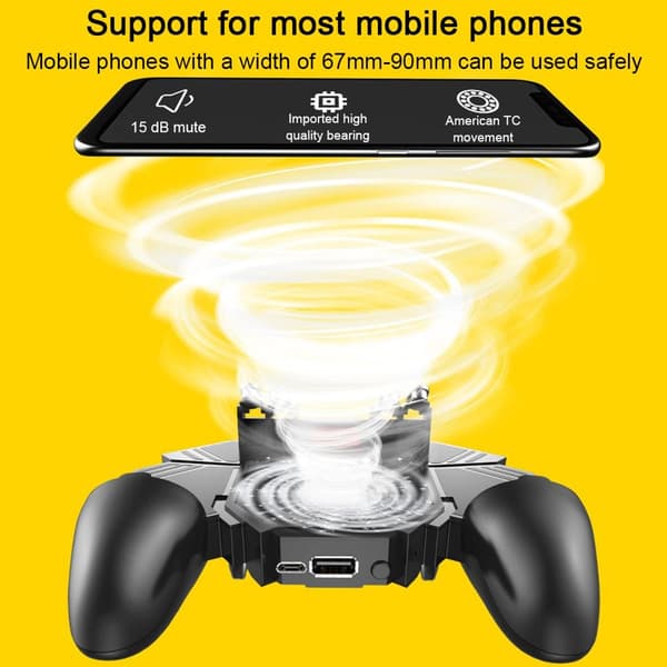 Trigger 6 Finger Operation Mobilspillkontroller Skytespill 1200 mAh KLB