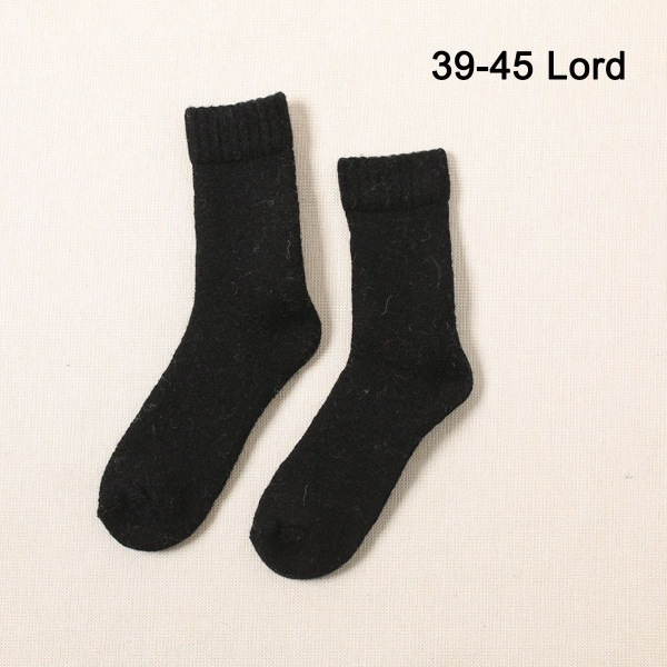 3 paria lämpimiä syksyn ja talven sukkia, pohjesukat, topatut, mustat KLB