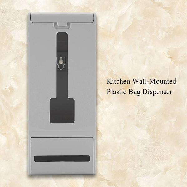 Väggmonterad plastpåsdispenser för sopsäckar KLB
