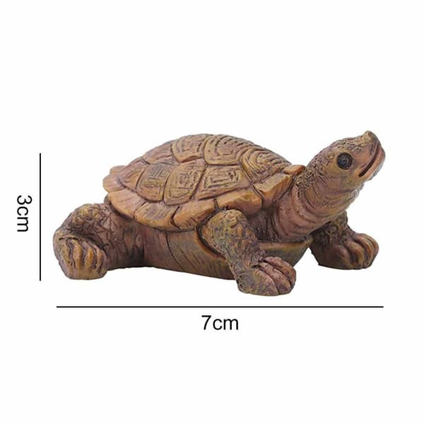 Mini skildpadde ornament - Fe have dekoration KLB