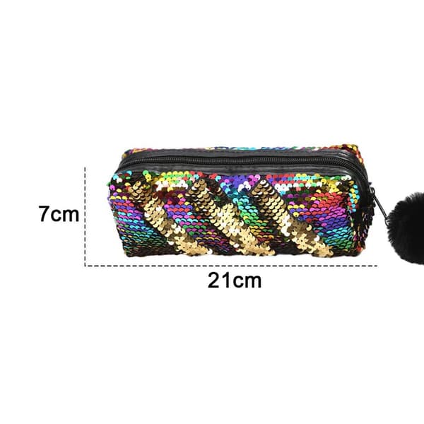 Sequin Kosmetikpung Havfrue Spiral Vendbar Sequin Form3 KLB