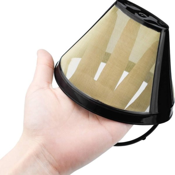 2 återanvändbara kaffefilter, permanenta filter, kaffefilter