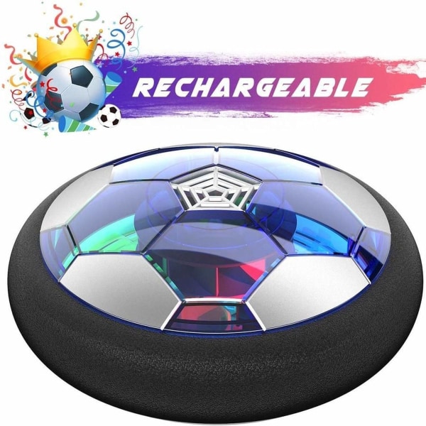 Air Power Football - Oppladbar sveveball innendørs fotball med LED, Super KLB