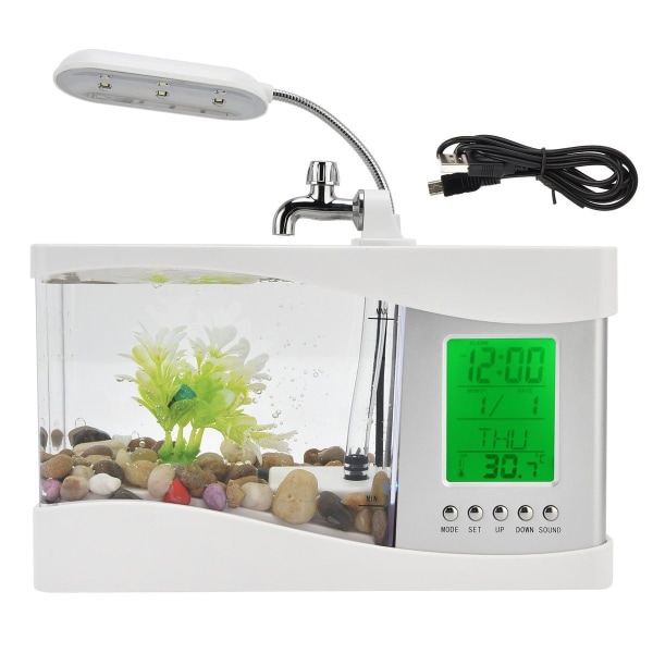 Multifunktionel USB-akvarielampe, lille akvarielampe KLB