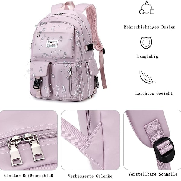 Uformell ryggsekk skolesekk skolesekk dagstursekker KLB