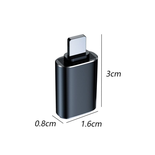 USB-C til USB-adapter, Type-C Thunderbolt OTG-konverter, USB-C Lightning