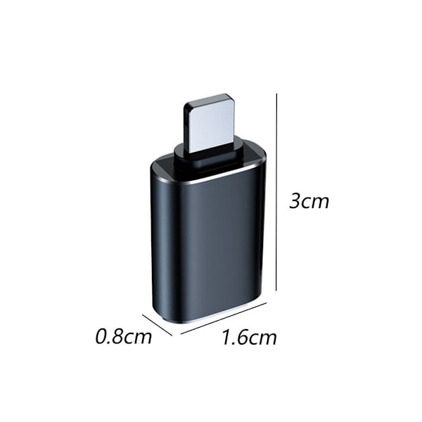 USB-C till USB-adapter, Type-C Thunderbolt OTG-konverterare, USB-C Lightning