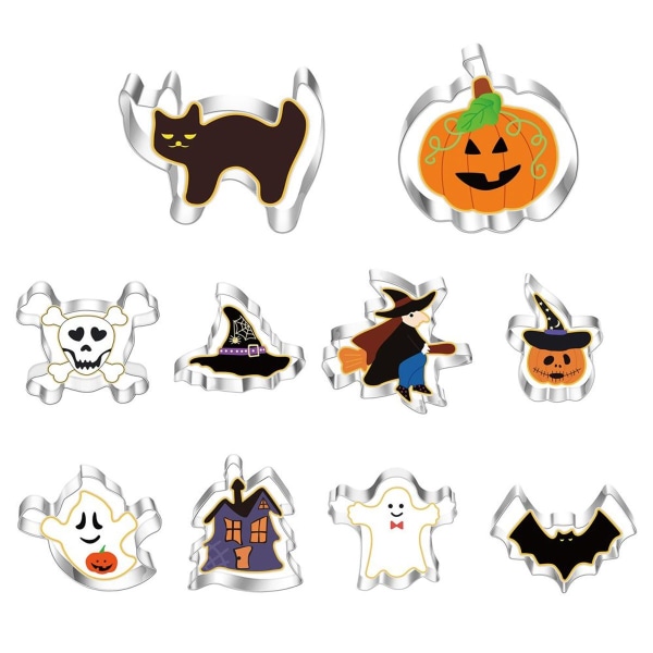 Halloween-kakkukeksimurustin ruostumaton teräs tyyli 1