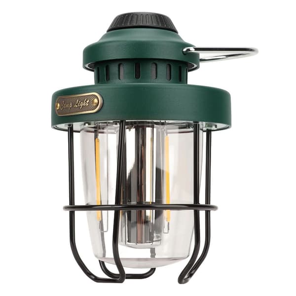 Retro LED Camping Lanterne Bærbar Multifunksjonell KLB