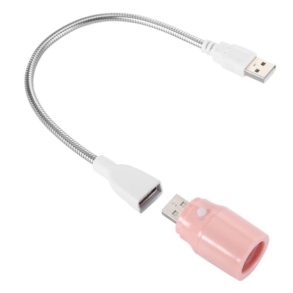 5V 1W langtidsholdbar mini USB LED-lampe i plast til studie KLB