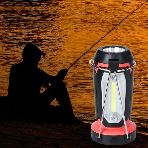 LED Camping Lykta Multifunktionell Bärbar COB LED KLB