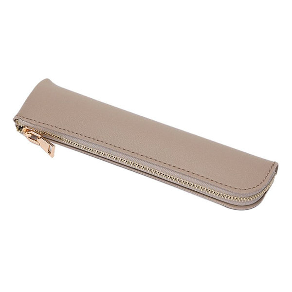 Pen taskebeskytter, PU læder lomme penneholder, Khaki KLB