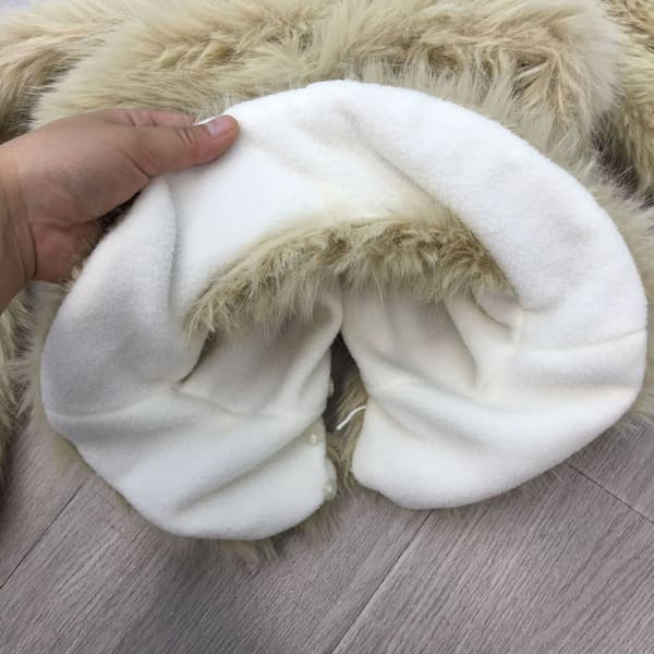 Plush mtze kvinners vinter varme og tykkelse kald-resistent skjerf