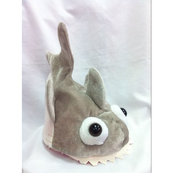 Vuxen Shark Plysch Hatt Fisk Undervattensvärlden Huvudbonader Prop Carnival Theme Party