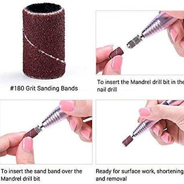 100 slipbandshylsor, slipband, slipbandshylsor, 180 # nagelklippare